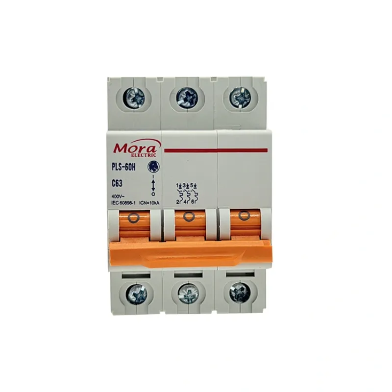 Disjoncteur miniature AC 3P pour systèmes de distribution d'énergie triphasés
